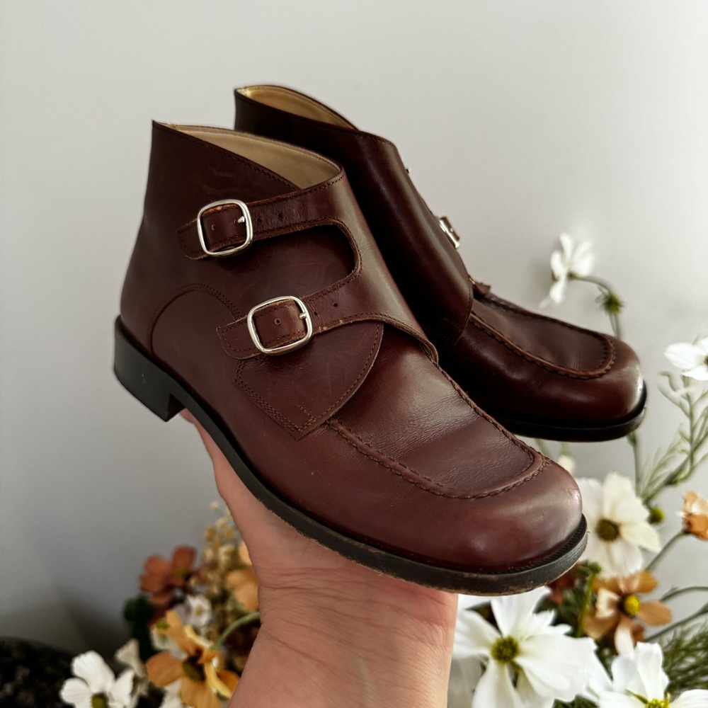 BRUNATE Vintage I Kids Leather Boots /Shoes Size 31 Made in Italy